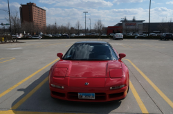 1993 Acura NSX in Formula Red over Black