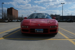 1993 Acura NSX in Formula Red over Black