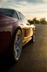 1993 Acura NSX in Formula Red over Black