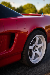 1993 Acura NSX in Formula Red over Black