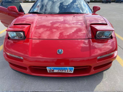 1993 Acura NSX in Formula Red over Black