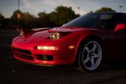 1993 Acura NSX in Formula Red over Black