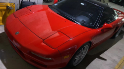 1993 Acura NSX in Formula Red over Black
