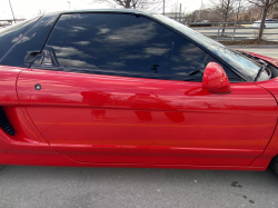 1993 Acura NSX in Formula Red over Black