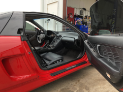 1993 Acura NSX in Formula Red over Black