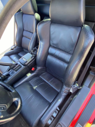 1993 Acura NSX in Formula Red over Black