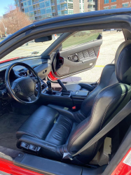 1993 Acura NSX in Formula Red over Black