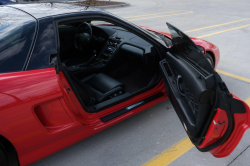 1993 Acura NSX in Formula Red over Black