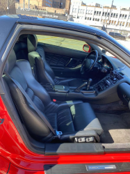 1993 Acura NSX in Formula Red over Black