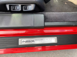 1993 Acura NSX in Formula Red over Black
