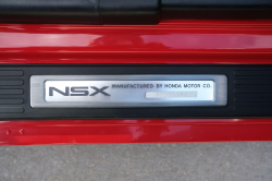 1993 Acura NSX in Formula Red over Black