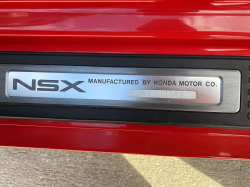 1993 Acura NSX in Formula Red over Black
