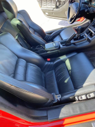 1993 Acura NSX in Formula Red over Black