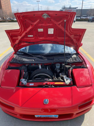1993 Acura NSX in Formula Red over Black