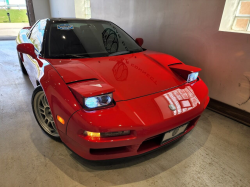 1993 Acura NSX in Formula Red over Black