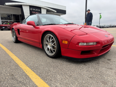 1994 Acura NSX in Formula Red over Black