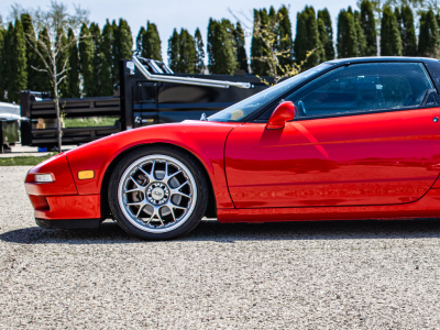 1994 Acura NSX in Formula Red over Black