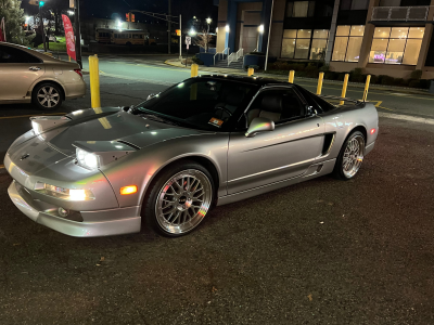 1993 Acura NSX in Sebring Silver over Black