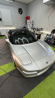 1993 Acura NSX in Sebring Silver over Black