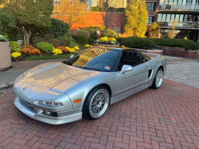 1993 Acura NSX in Sebring Silver over Black