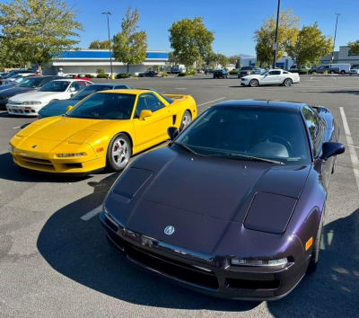 1995 Acura NSX in Purple over Black