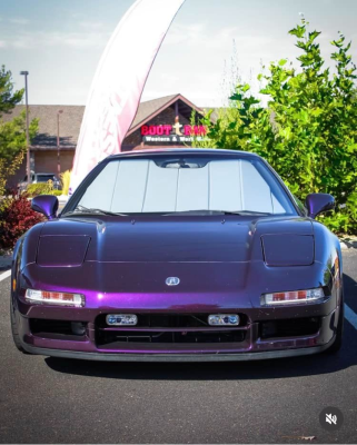 1995 Acura NSX in Purple over Black