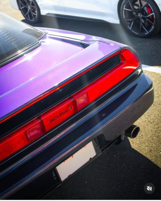 1995 Acura NSX in Purple over Black