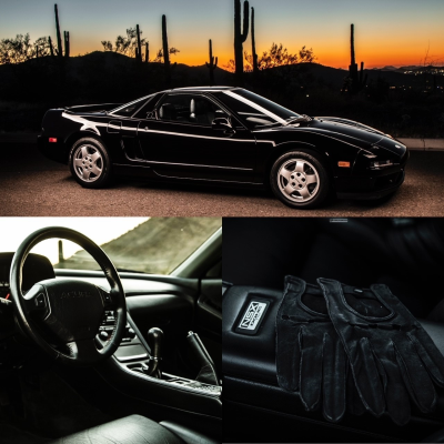 1991 Acura NSX in Berlina Black over Black