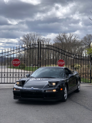 1991 Acura NSX in Berlina Black over Black