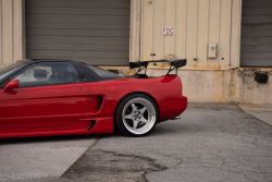 1993 Acura NSX in Formula Red over Black