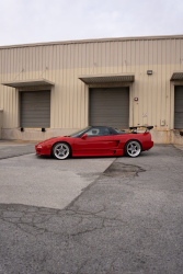 1993 Acura NSX in Formula Red over Black