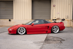 1993 Acura NSX in Formula Red over Black