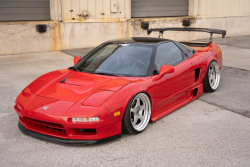 1993 Acura NSX in Formula Red over Black