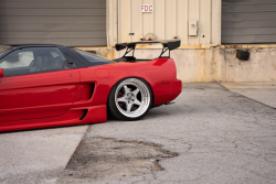 1993 Acura NSX in Formula Red over Black