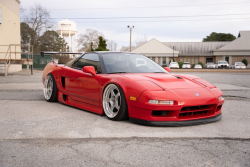 1993 Acura NSX in Formula Red over Black