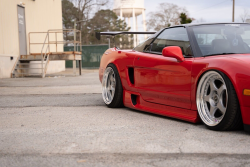 1993 Acura NSX in Formula Red over Black