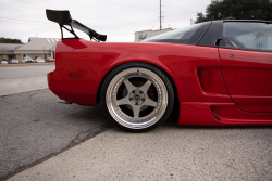 1993 Acura NSX in Formula Red over Black