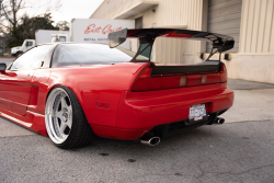 1993 Acura NSX in Formula Red over Black