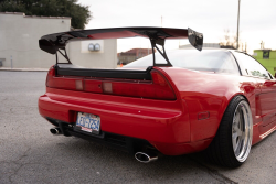 1993 Acura NSX in Formula Red over Black