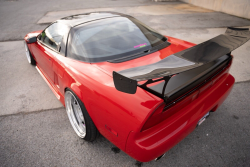 1993 Acura NSX in Formula Red over Black