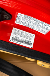 1995 Acura NSX in Formula Red over Black