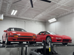 1995 Acura NSX in Formula Red over Black