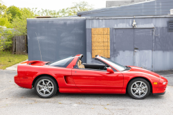 1995 Acura NSX in Formula Red over Black