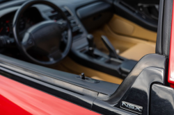 1995 Acura NSX in Formula Red over Black