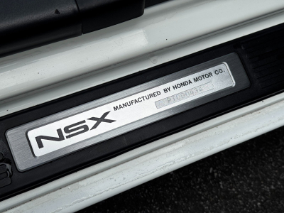 1993 Acura NSX in Grand Prix White over Black