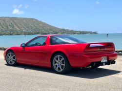 1996 Acura NSX in Formula Red over Black