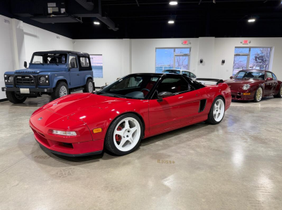 1993 Acura NSX in Formula Red over Black