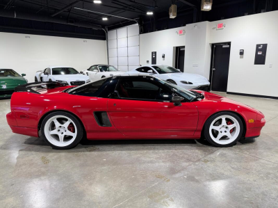 1993 Acura NSX in Formula Red over Black