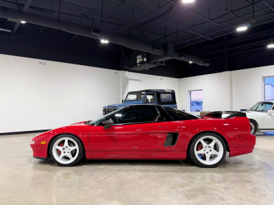 1993 Acura NSX in Formula Red over Black