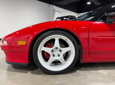 1993 Acura NSX in Formula Red over Black